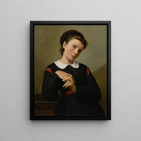 Marie Gurin - Portrait of a young woman.webp