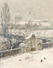 Vue de l'atelier Vue de l'église salésienne depuis le Belvédère supérieur - Marie König-Ingenheim — näkymä teoksesta
