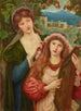 L'enfance de sainte Cécile - Marie Spartali Stillman — näkymä teoksesta