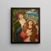 L'enfance de sainte Cécile - Marie Spartali Stillman — kehystetty taideteos seinällä