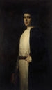 Caroline Segond-Weberin muotokuva 1867–1945, Comédie-Française'n vakituinen jäsen, roolissa Danielo teoksessa La Reine Fiammette Catulle Mendèsin - Marie Villedieu — näkymä teoksesta