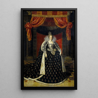 Reproduction tableau | Portrait de Marie de Médicis par Frans Pourbus le Jeune | Poster - Toile - Aluminium