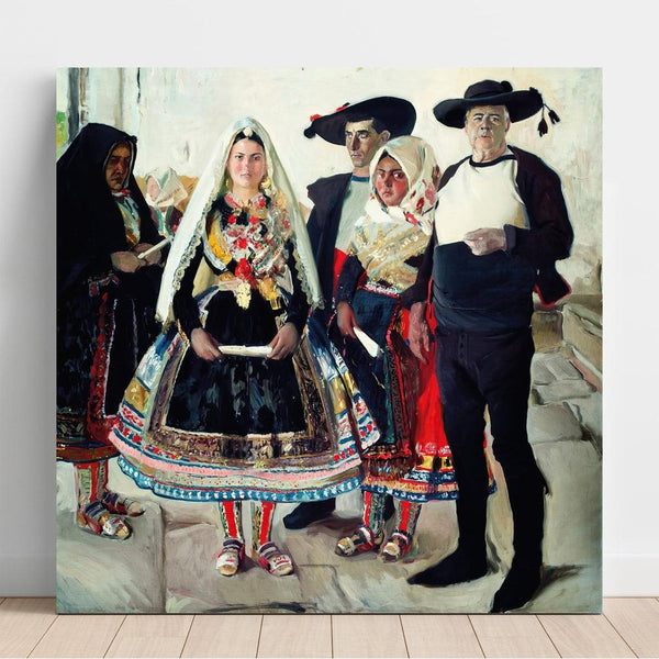 Maalauksen jäljennös Mariée Lagarteran - Joaquín Sorolla