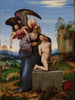 Le sacrifice d'Isaac - Mariotto Albertinelli — näkymä teoksesta