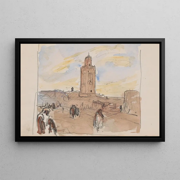 Marius Bauer - Koutoubia Moskee in Marrakech.webp