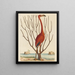 Le flamant rose Phoenicopterus ruber - Mark Catesby — kehystetty taideteos seinällä