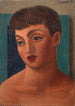 Nuoren tytön pää - Mark Gertler — näkymä teoksesta