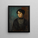 Portrait de l'artiste Sœur Sophie - Mark Gertler — kehystetty taideteos seinällä