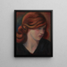 Portrait de Jean Kemp - Mark Gertler — kehystetty taideteos seinällä