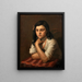 Portrait de May Berlinsky - Mark Gertler — kehystetty taideteos seinällä
