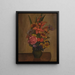 Nature morte avec vase et fleurs - Mark Gertler — kehystetty taideteos seinällä