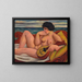 La Sonate - Mark Gertler — kehystetty taideteos seinällä