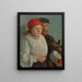 La femme pomme et son mari - Mark Gertler — kehystetty taideteos seinällä