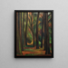Arbres à Garsington - Mark Gertler — kehystetty taideteos seinällä