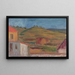 Maisemamaalaus - Mark Gertler — kehystetty taideteos seinällä