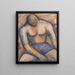 Boxeur assis - Mark Gertler — kehystetty taideteos seinällä