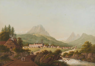Marquard Wocher - Das Stift Maria Einsiedeln Canton Schwyz.webp