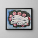 Banquet dans le silence - Marsden Hartley — kehystetty taideteos seinällä