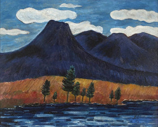 Maisema sininen - Marsden Hartley — näkymä teoksesta
