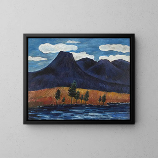 Maisema sininen - Marsden Hartley — kehystetty taideteos seinällä