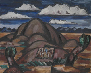 Cimetière du Nouveau-Mexique - Marsden Hartley — näkymä teoksesta