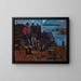 Homarinkalastajat - Marsden Hartley — kehystetty taideteos seinällä