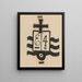 Symboles militaires 3 - Marsden Hartley — kehystetty taideteos seinällä