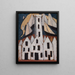 Mouvement n° 5 Maisons de Provincetown - Marsden Hartley — kehystetty taideteos seinällä
