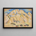 Collines du Nouveau-Mexique - Marsden Hartley — kehystetty taideteos seinällä