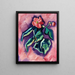 Bégonias roses - Marsden Hartley — kehystetty taideteos seinällä