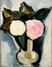Fleurs roses et blanches dans un vase - Marsden Hartley — näkymä teoksesta