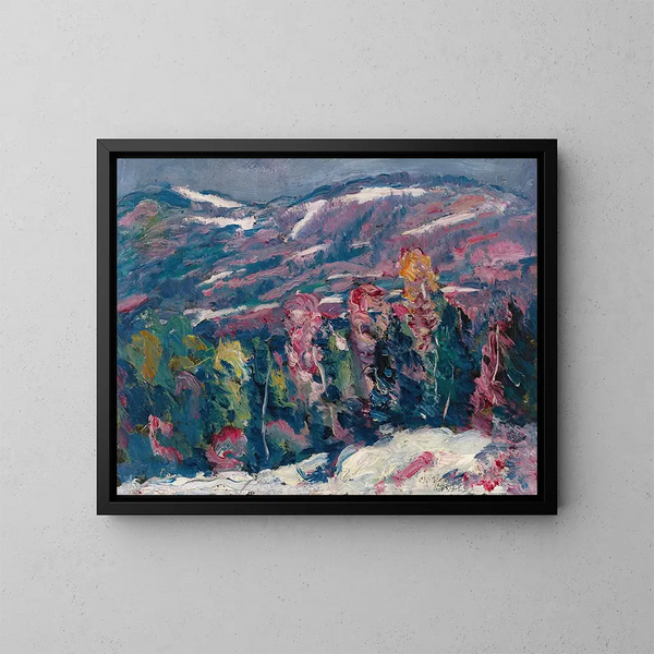 Talvi-laulu - Marsden Hartley — kehystetty taideteos seinällä