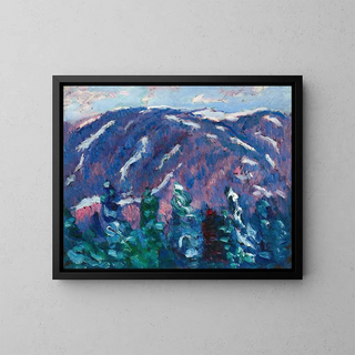Talvisävelmät nro 3 - Marsden Hartley — kehystetty taideteos seinällä