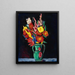 Nature morte aux fleurs - Marsden Hartley — kehystetty taideteos seinällä