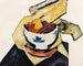 Luontokuva still life valkoisella kulholla - Marsden Hartley — näkymä teoksesta