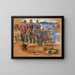 Pääpiirros kalastajille - Marsden Hartley — kehystetty taideteos seinällä