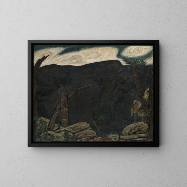 La Montagne Sombre n° 2 - Marsden Hartley — kehystetty taideteos seinällä