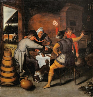 Marten van Cleve - Peasants feeding spanish soldiers during the Siege of Antwerp.webp