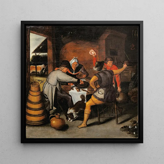 Marten van Cleve - Peasants feeding spanish soldiers during the Siege of Antwerp.webp