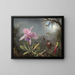 Orchidée Cattleya ja kolme kolibrista - Martin Johnson Heade — kehystetty taideteos seinällä