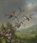 Colibris et fleurs de pommier - Martin Johnson Heade — näkymä teoksesta