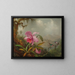 Orkideat ja kolibririt - Martin Johnson Heade — kehystetty taideteos seinällä