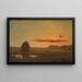 Auringonlasku Newburyportin niityillä - Martin Johnson Heade — kehystetty taideteos seinällä