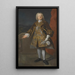 Carl Gustaf Tessin 1695-1770 - Martin van Meytens — kehystetty taideteos seinällä