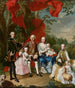 La famille du comte Nikolaus Pálffy von Erdőd - Martin van Meytens — näkymä teoksesta