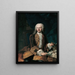 Johann Christoph Baron von Bartenstein - Martin van Meytens — kehystetty taideteos seinällä