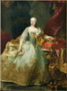 Portrait de Marie-Thérèse d'Autriche - Martin van Meytens — näkymä teoksesta