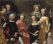 Ulrika Lovisa Tessin, Carl Gustaf Tessin, Erik Sparre, Johan Gabriel Sack, Nils Bielke, Eva Bielke ja Hedvig Elisabet Sack - Martin van Meytens — näkymä teoksesta