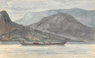 Martinus Rrbye - Fjordlandskab med robd.webp