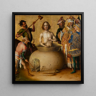 Martyre de saint Jean l'Évangéliste - Stefan Lochner